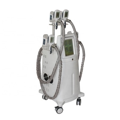 Fat reduction slimming 4 handle vacuum cavitation cryolipolysis machine